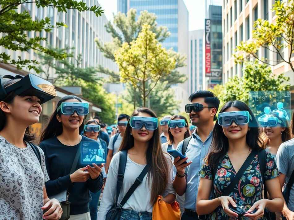 5G augmented reality enhancing daily interactions