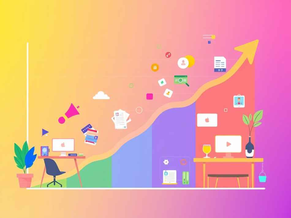 Remote work efficiency graph