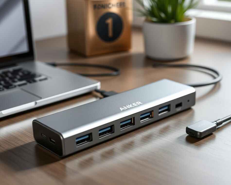 Anker USB-C hub with multiple ports