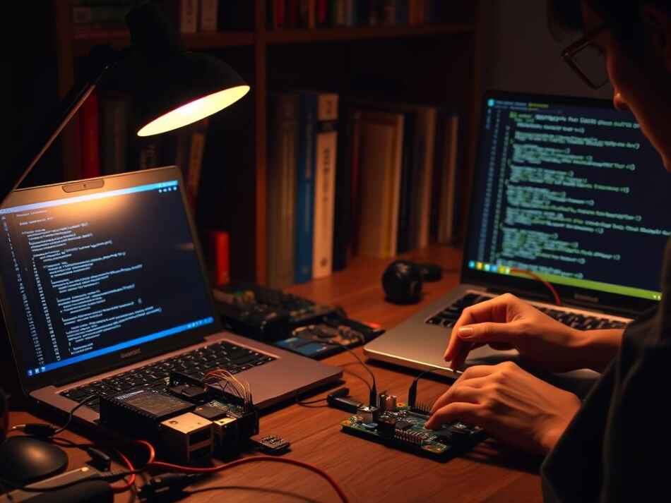 Python coding on Raspberry Pi for hardware projects