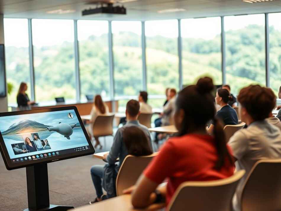 hybrid learning classroom